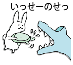 Rabbit of fairy tale talk 4 sticker #9341677