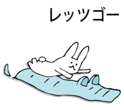 Rabbit of fairy tale talk 4 sticker #9341685