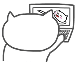 ossan cat sticker #9342332