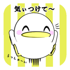 Lovely White BIRDY 2 sticker #9343219