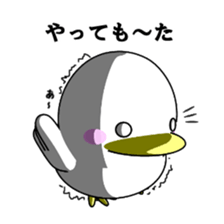 Lovely White BIRDY 2 sticker #9343235