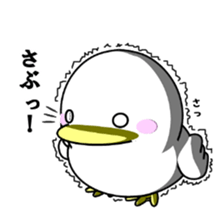 Lovely White BIRDY 2 sticker #9343236