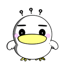 Lovely White BIRDY 2 sticker #9343237