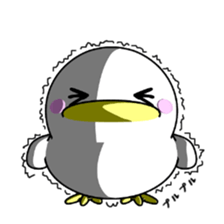 Lovely White BIRDY 2 sticker #9343242