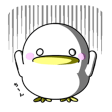 Lovely White BIRDY 2 sticker #9343243