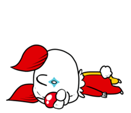 the Clan of the clown dog sticker #9343599