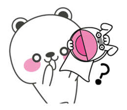 Polar bear carrot and stick3(Eng) sticker #9343671