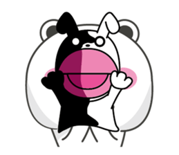 Polar bear carrot and stick3(Eng) sticker #9343672