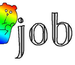 Iridescent bear sticker #9344091