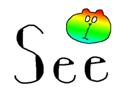 Iridescent bear sticker #9344099