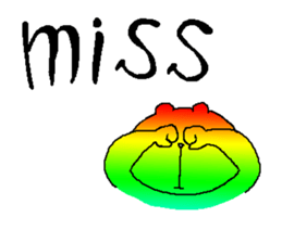 Iridescent bear sticker #9344103