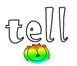 Iridescent bear sticker #9344117