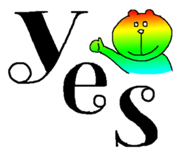 Iridescent bear sticker #9344121