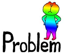 Iridescent bear sticker #9344123