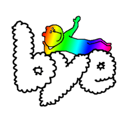 Iridescent bear sticker #9344124