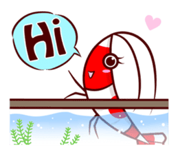 Benibachi Shrimp Official Sticker sticker #9344168