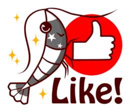 Benibachi Shrimp Official Sticker sticker #9344176