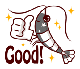 Benibachi Shrimp Official Sticker sticker #9344182