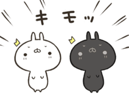 The rabbit which is twins sticker #9344232