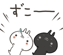 The rabbit which is twins sticker #9344244