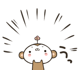 The rabbit which is twins sticker #9344246