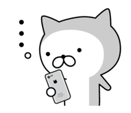 Annoying cat (1) sticker #9344958