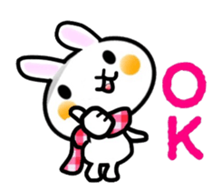 nice rabbit. sticker #9345170