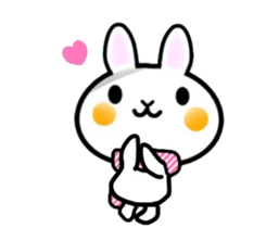 nice rabbit. sticker #9345176