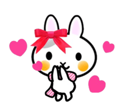 nice rabbit. sticker #9345179