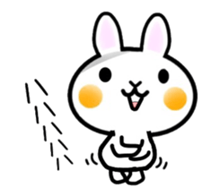 nice rabbit. sticker #9345191