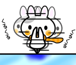 nice rabbit. sticker #9345194