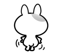 nice rabbit. sticker #9345200