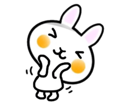 nice rabbit. sticker #9345201