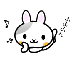 nice rabbit. sticker #9345203