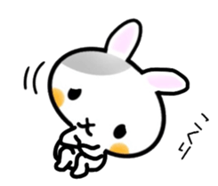 nice rabbit. sticker #9345204