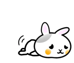 nice rabbit. sticker #9345206