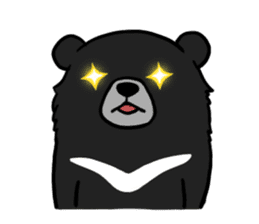 Formosan Moon Bear sticker #9345224