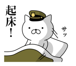 Military cat sticker #9345288