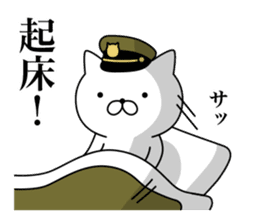 Military cat sticker #9345288