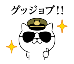 Military cat sticker #9345294