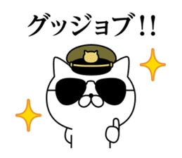 Military cat sticker #9345294