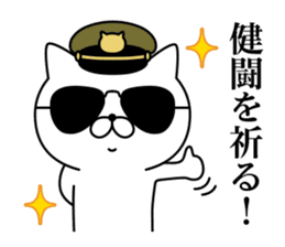 Military cat sticker #9345298