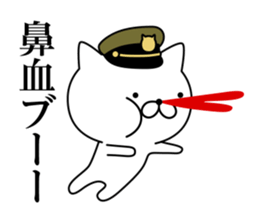 Military cat sticker #9345302