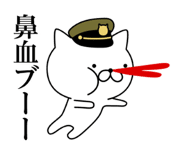 Military cat sticker #9345302