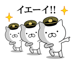 Military cat sticker #9345305