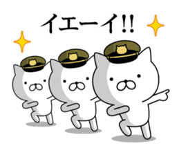 Military cat sticker #9345305