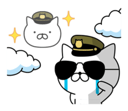 Military cat sticker #9345310