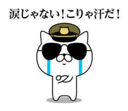 Military cat sticker #9345311