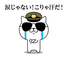 Military cat sticker #9345311