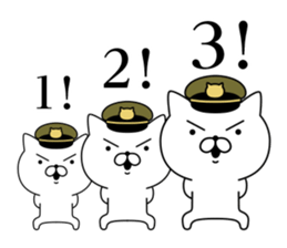 Military cat sticker #9345314